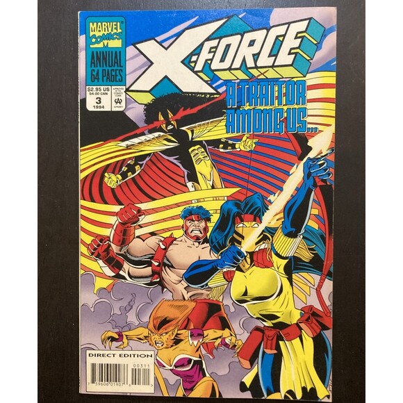X-Force: Flashback No. -1, Annual No. 3, No. 6, 18 & 28. (Marvel Comics 1992-97) - Picture 5 of 16